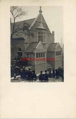 Real photo postcard opening - postcard, of