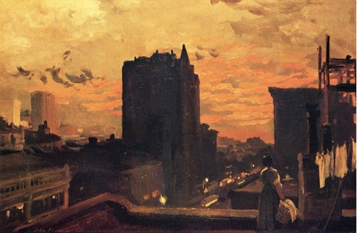 John sloan sunset west - john,