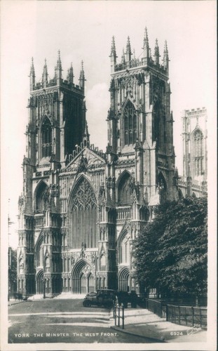 York minster west front - , real