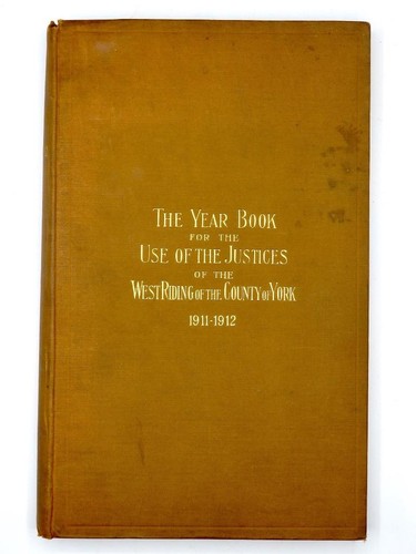 Year book for justices west - year,