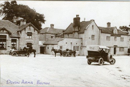 Printed postcard devonshire - printed,
