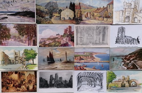 Postcards art topo - topo,